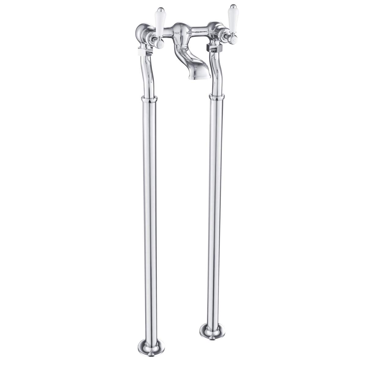 JTP Grosvenor Lever Chrome Floor Standing Bath Filler (85223FS)