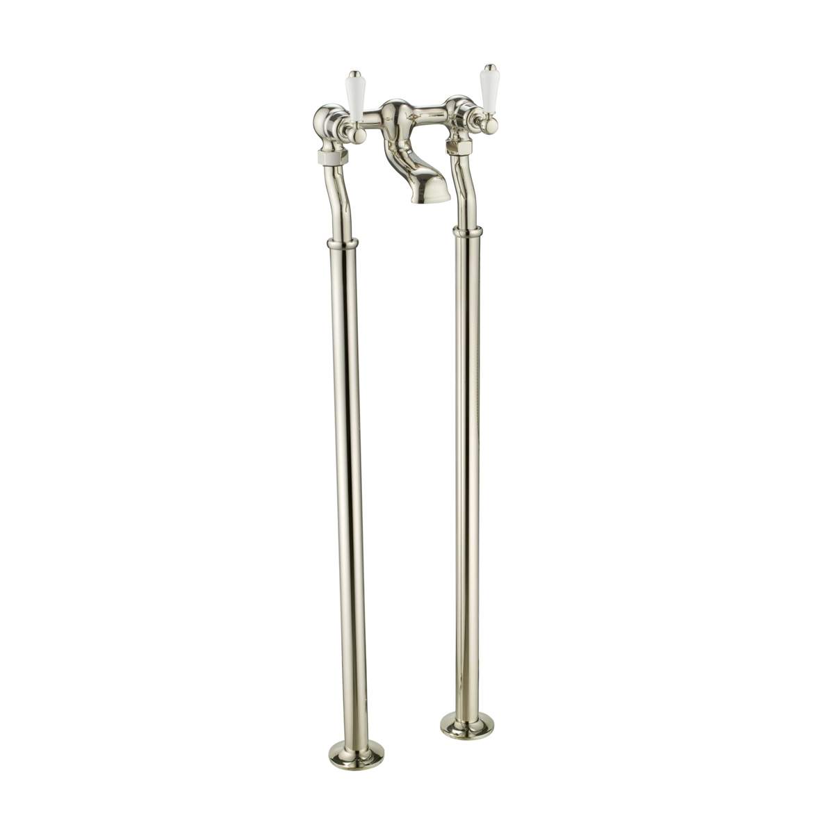JTP Grosvenor Lever Nickel Freestanding Bath Filler (85223FSNK)