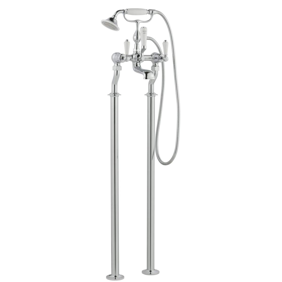 JTP Grosvenor Lever Chrome Floor Standing Bath Shower Mixer (85275FS)