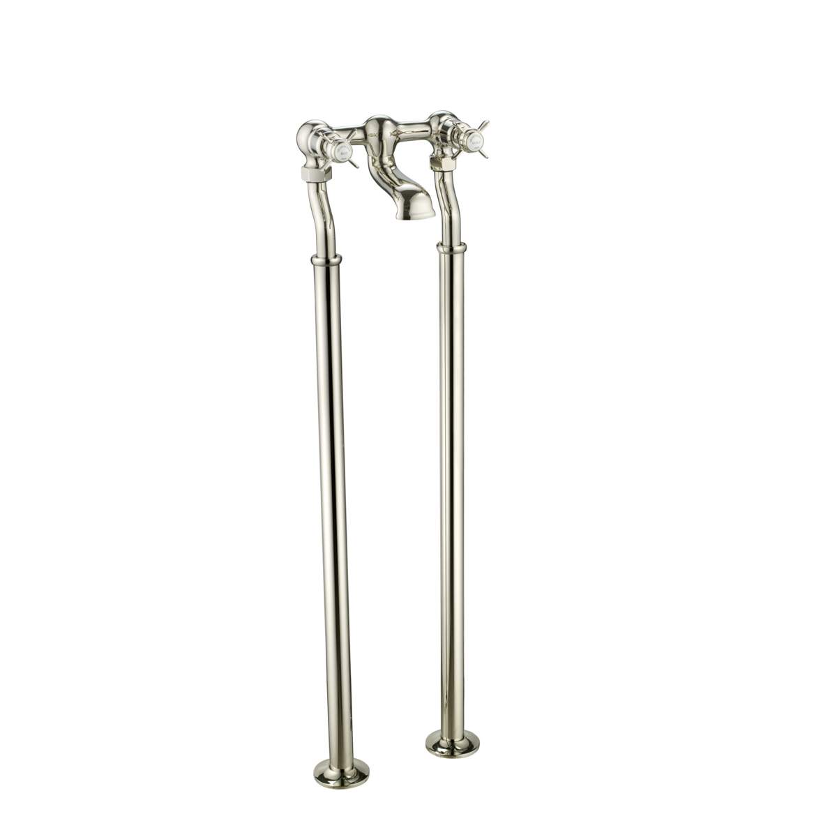 JTP Grosvenor Pinch Nickel Freestanding Bath Filler (98223FSNK)
