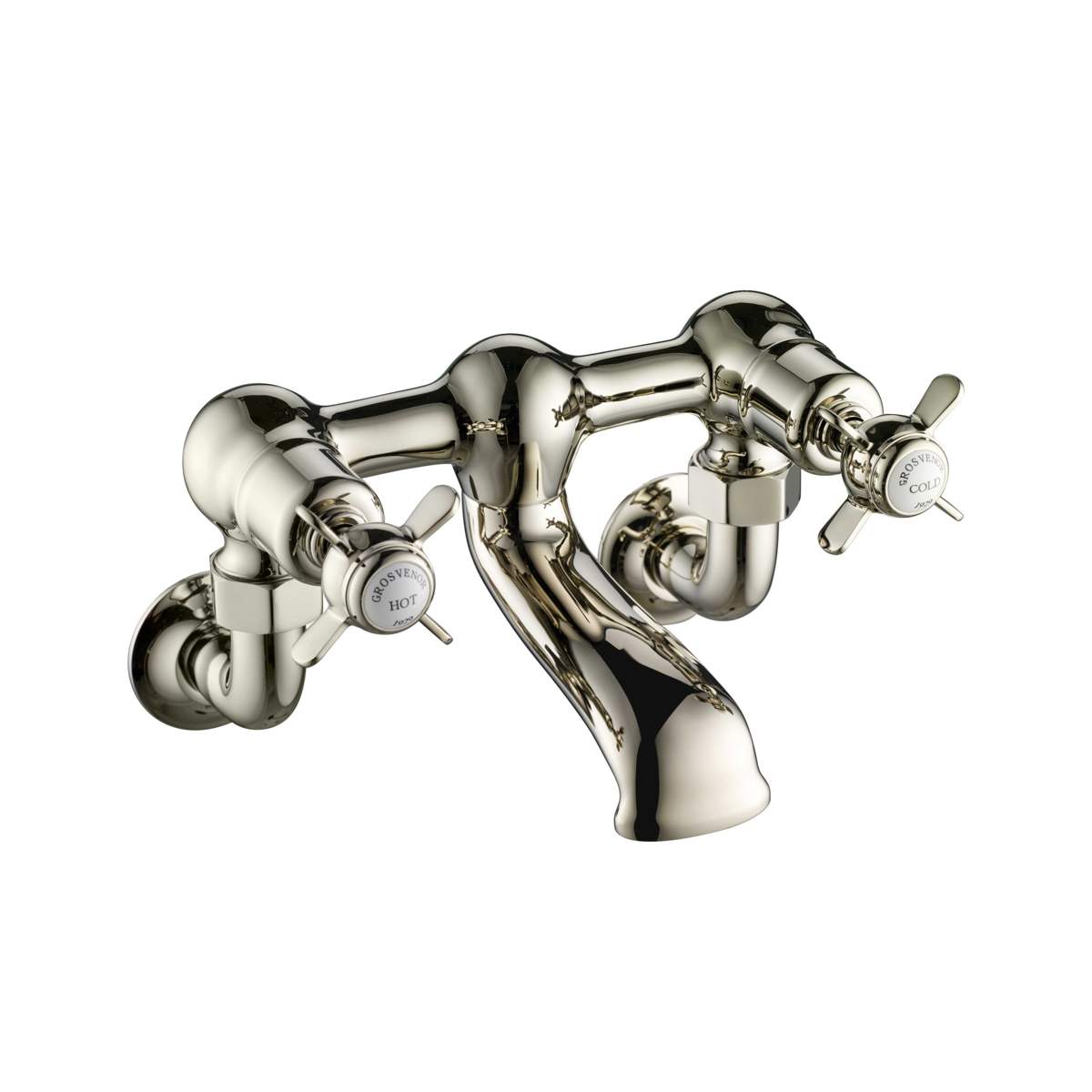 JTP Grosvenor Pinch Nickel Wall Mounted Bath Filler (98223WMNK)