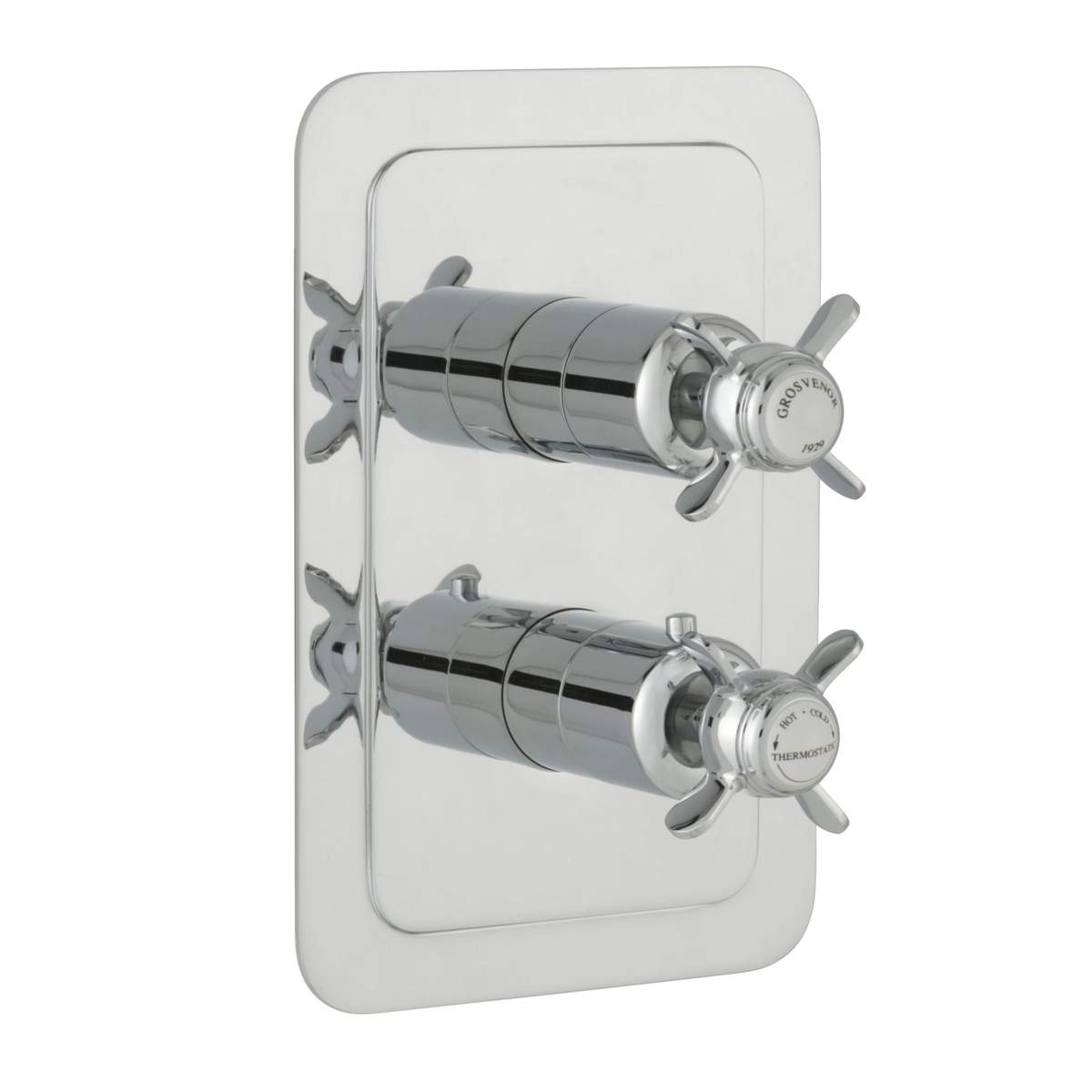 JTP Grosvenor Pinch Chrome Thermostatic 1 Outlet Shower Valve (98651)