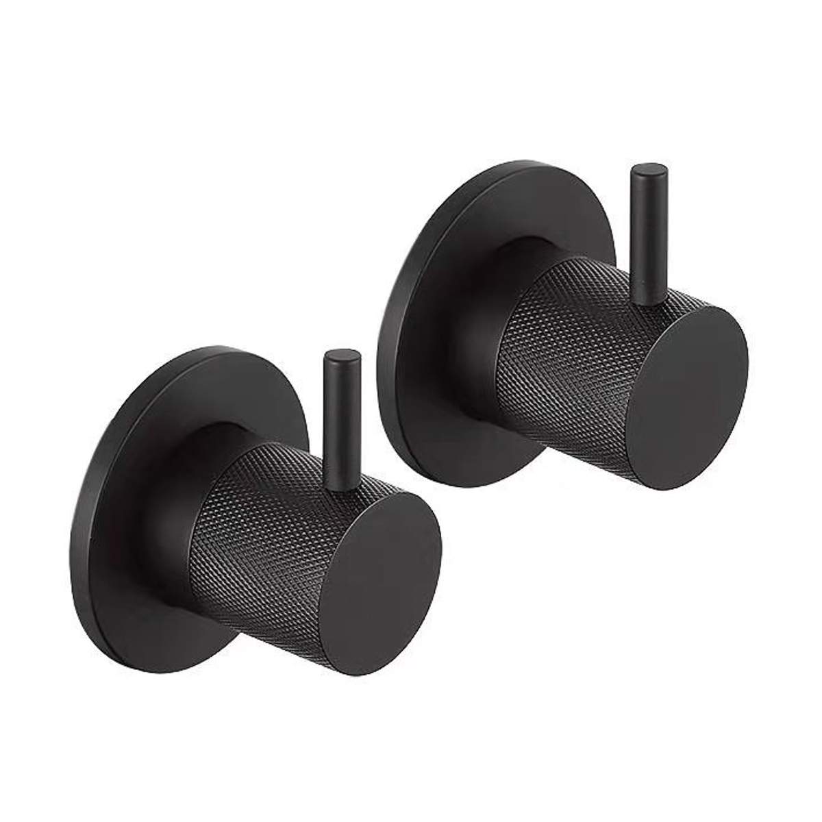JTP Vos Matt Black Wall Valves (DH28089MB)