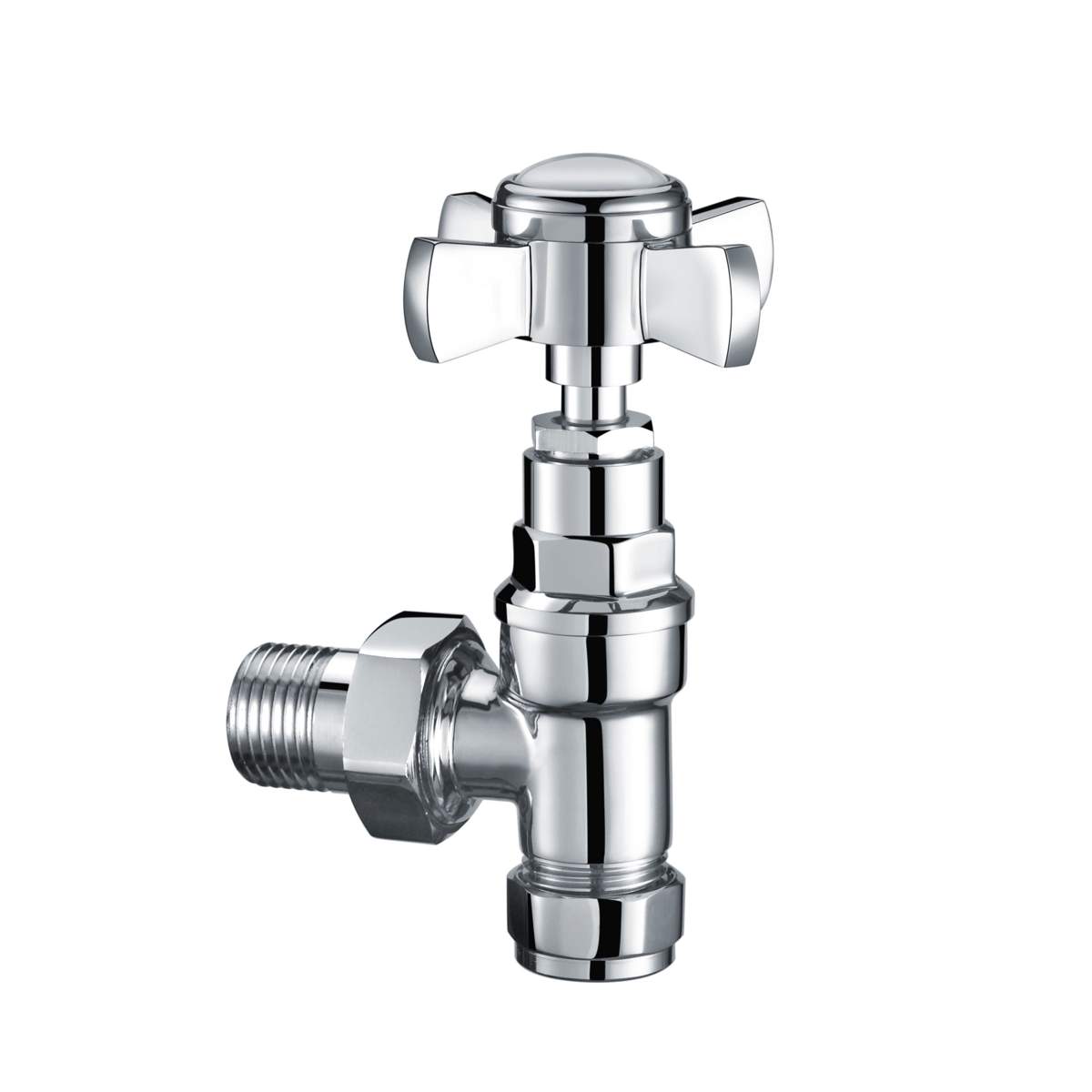 JTP Grosvenor Angled Chrome Radiator Valves (GRRVACH)