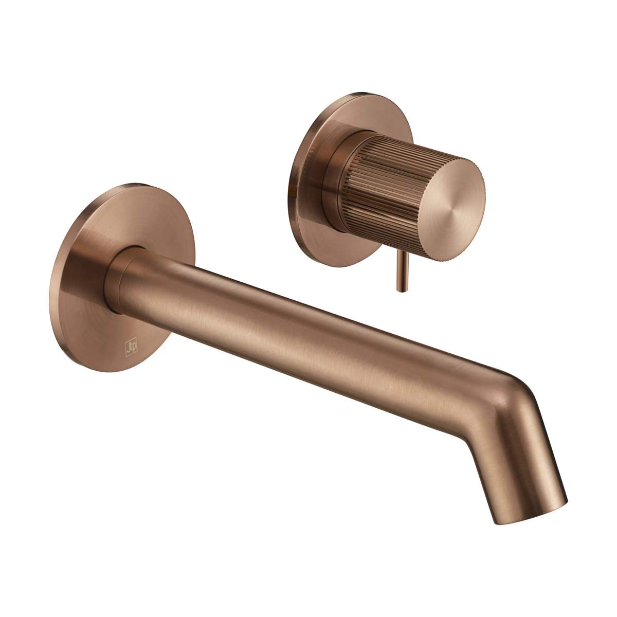 JTP Evo Brushed Bronze Wall Mounted Basin Mixer with Lever (LH61273BRZMP)