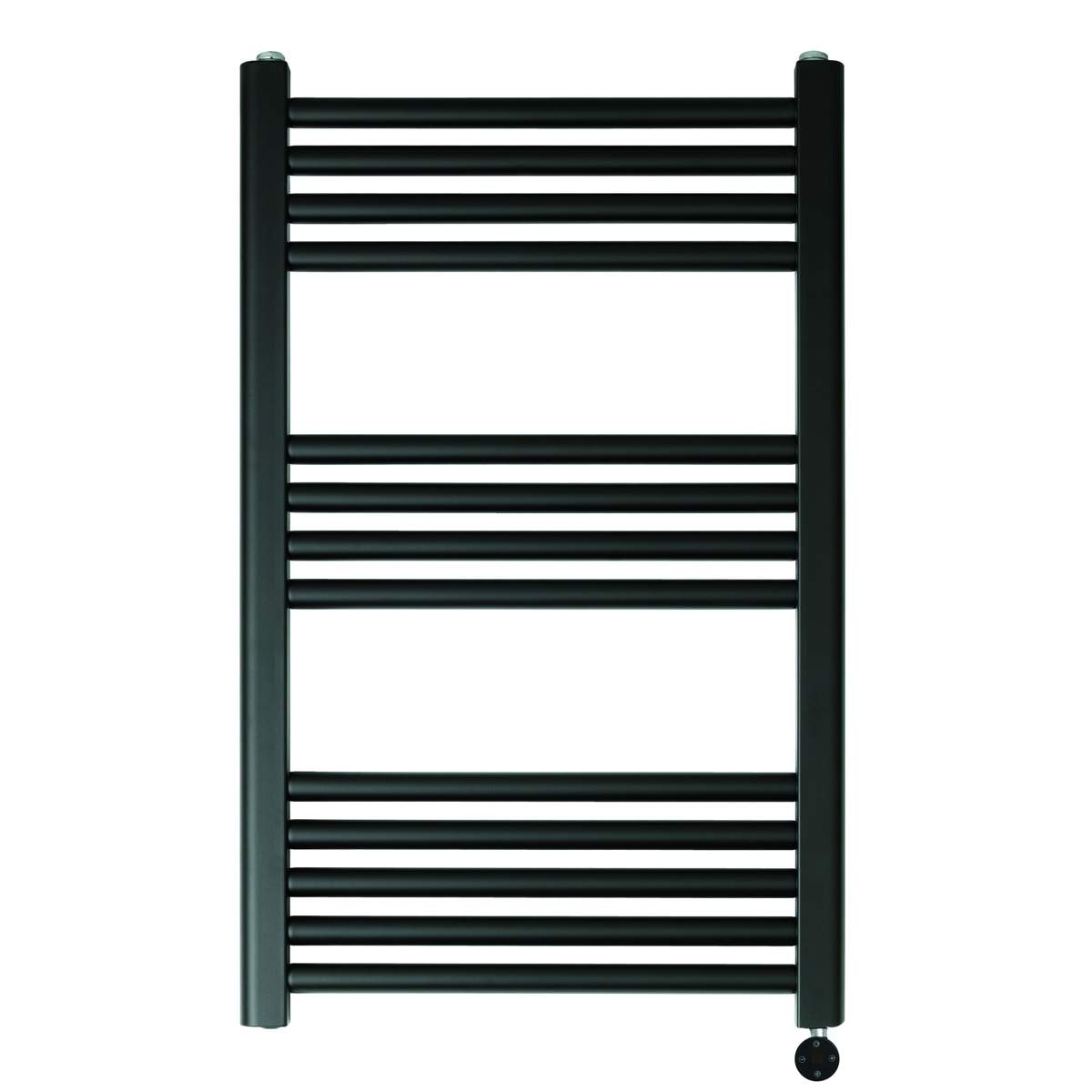 JTP Vos Electric Towel Radiator Matt Black 800 x 500 (VOSELT80MB)