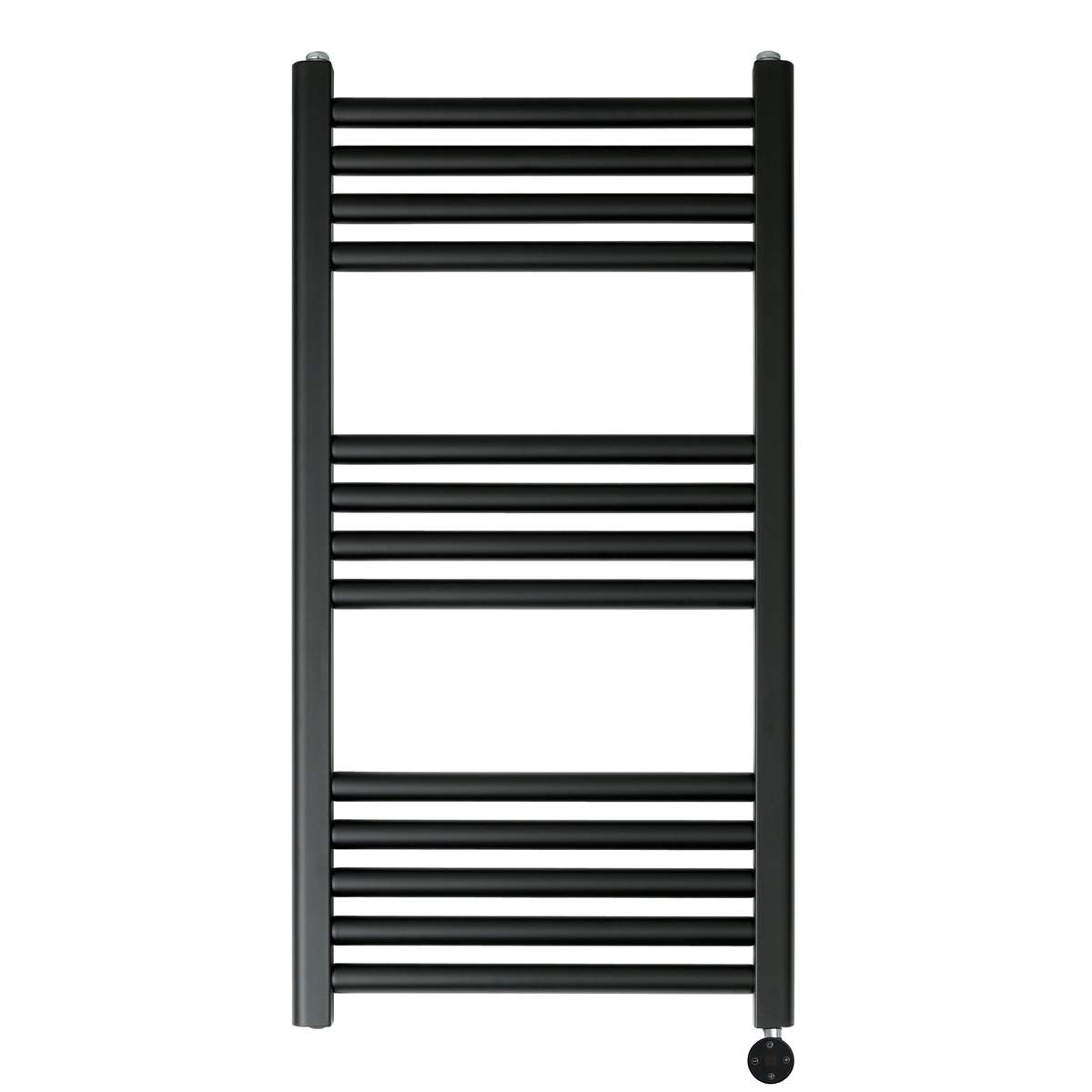 JTP Vos Electric Towel Radiator Matt Black 800 x 400 (VOSELT84MB)
